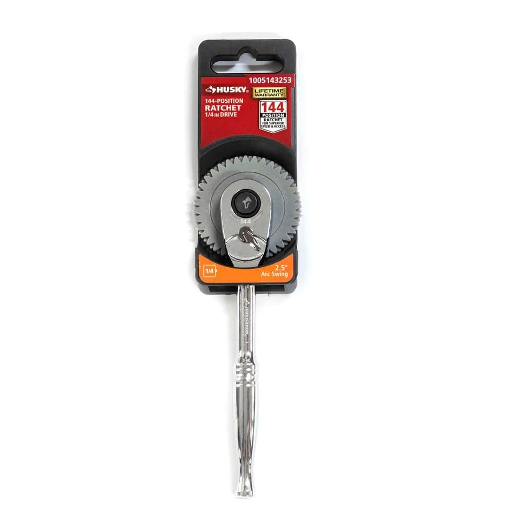 Husky 1/4 In. Drive 144-Tooth Pro Ratchet 6 Husky 1/4 In. Drive 144-Tooth Pro Ratchet - Image 6