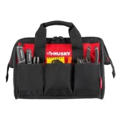 Husky 12 In. And 15 In. Tool Bag Combo -Husky Shop husky red husky tool bags hd61215 th a0 1000