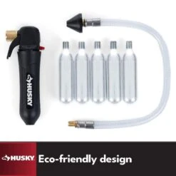 Husky HVAC Condensate Line Blaster W/5 Cartridges -Husky Shop husky repair clamps hsky db 1f 1000