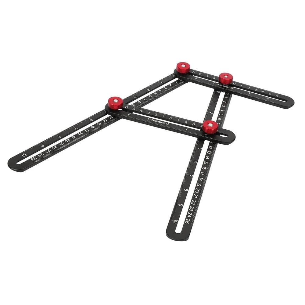 Husky 10 In. Multi-Angle Measuring Ruler 1 Husky 10 In. Multi-Angle Measuring Ruler