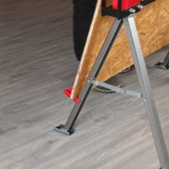 Husky 28.7 In. X 41.1 In. Steel Saw Horse And Jobsite Table With 1100 Lbs. Capacity - 1 Each -Husky Shop husky saw horses 90821 44 1000