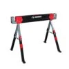 Husky 25.5 In. X 42.5 W/25.5 In. To 32.5 In. H Adjustable Saw Horse And Jobsite Table With 1300 Lbs. Capacity - 1 Each -Husky Shop husky saw horses 90822 64 1000