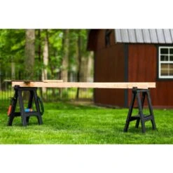 Husky 28 In. W X 31 In. H Folding Sawhorse (2-Pack) -Husky Shop husky saw horses 999 7400 c3 1000