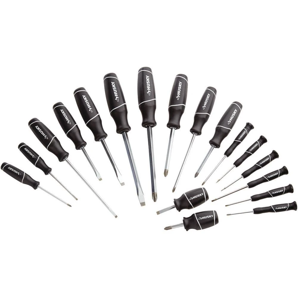 Husky Magnetic Hand Tool Screwdriver Set (18-Piece, 12-Pack) 4 Husky Magnetic Hand Tool Screwdriver Set (18-Piece, 12-Pack) - Image 4