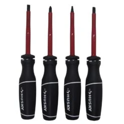 Husky Insulated Hand Tool Screwdriver Set (4-Piece) -Husky Shop husky screwdriver sets 276300040 1f 1000