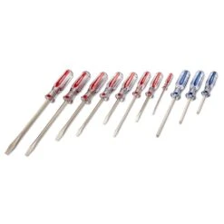 Husky Philips And Slotted Screwdriver Set With Acetate Handles (11-Piece) -Husky Shop husky screwdriver sets h605mtssd 1d 1000