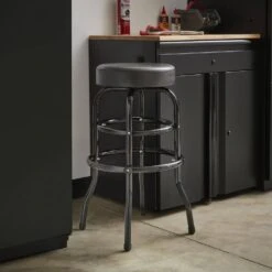 Husky 29 In. Shop Stool With 360° Swivel Seat -Husky Shop husky shop stools hpl2009p dip d4 1000