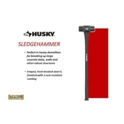 Husky 16 Lb. Sledgehammer With 34 In. Fiberglass Handle -Husky Shop husky sledge hammers hd sf16lb 40 1000
