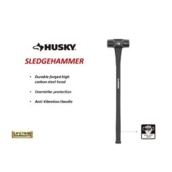 Husky 16 Lb. Sledgehammer With 34 In. Fiberglass Handle -Husky Shop husky sledge hammers hd sf16lb 66 1000