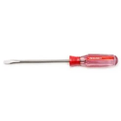 Husky 1/4 In. X 6 In. Square Shaft Standard Slotted Screwdriver