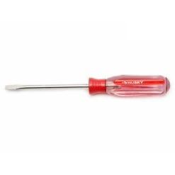 Husky 3/16 In. X 4 In. Round Shaft Cabinet Tip Slotted Screwdriver