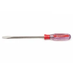 Husky 5/16 In. X 8 In. Square Shaft Standard Slotted Screwdriver