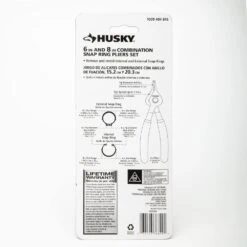 Husky 6 In. And 8 In. Snap Ring Pliers With Cushion Grip (2-Pack) -Husky Shop husky snap ring pliers hsrps68 1f 1000