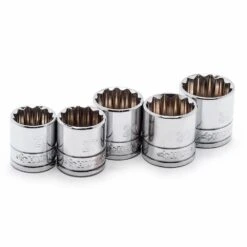 Husky 1/2 In. Drive Metric Large Socket Set (5-Piece) -Husky Shop husky socket sets h2dmm5pc fa 1000