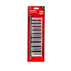 Husky 3/8 In. Drive Deep SAE Socket Set (10-Piece) -Husky Shop husky socket sets h3ddpsae10pcsr 66 1000