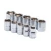 Husky 3/8 In. Drive Standard Metric Socket Set (10-Piece) -Husky Shop husky socket sets h3dmm11pcsr 64 1000