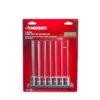 Husky 3/8 In. Drive SAE Long Ball Hex Bit Socket Set (7-Piece) -Husky Shop husky socket sets h3dsaelbbs7pcn 64 1000