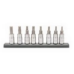 Husky 1/4 In. Drive SAE Hex Bit Socket Set (8-Piece) 9 Husky 1/4 In. Drive SAE Hex Bit Socket Set (8-Piece) -Husky Shop husky socket sets h4dsaehex8pc c3 1000