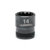 Husky 3/8 In. Drive 14 Mm Knurl Grip Universal Socket 19 Husky 3/8 In. Drive 14 Mm Knurl Grip Universal Socket -Husky Shop husky sockets h1003d14mm 64 1000