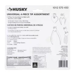 Husky Universal Electric Drain Auger Cutter Set -Husky Shop husky specialty hand tools 410 271 0111 4f 1000