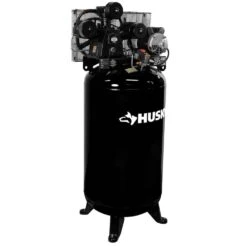 Husky 80 Gal. 3-Cylinder Single Stage Electric Air Compressor -Husky Shop husky stationary air compressors c801h c3 1000