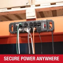 Husky 10 Ft. 14/3 Heavy Duty 10-Outlet 4200 Joule Surge Protector With USB-A And USB-C Ports, Black -Husky Shop husky surge protectors ylpt 155 fa 1000