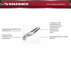 Husky 16 In. Groove Joint Pliers -Husky Shop husky tongue groove pliers 90144 76 1000