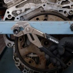 Husky 12 In. Groove Pliers With Quick Adjusting Curved Jaw -Husky Shop husky tongue groove pliers 90921 1f 1000