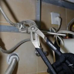 Husky 12 In. Groove Pliers With Quick Adjusting Curved Jaw -Husky Shop husky tongue groove pliers 90921 31 1000