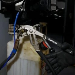 Husky 12 In. Groove Pliers With Quick Adjusting Curved Jaw -Husky Shop husky tongue groove pliers 90921 44 1000