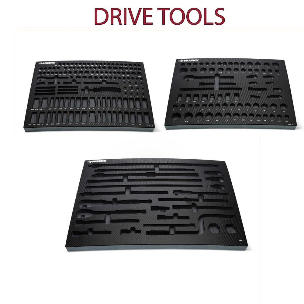 Husky EVA Foam Storage Trays For 1,025-Piece Tool Set (19-Trays) 3 Husky EVA Foam Storage Trays For 1,025-Piece Tool Set (19-Trays) - Image 3