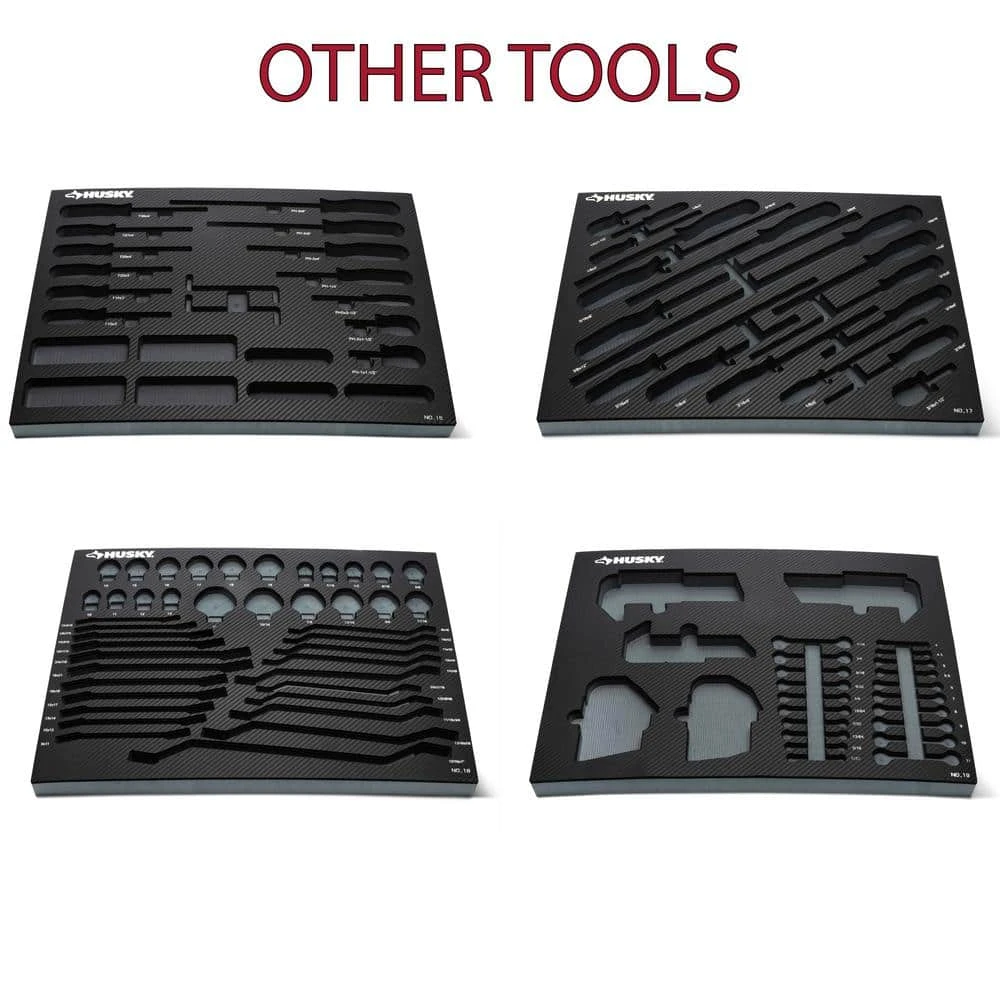 Husky EVA Foam Storage Trays For 1,025-Piece Tool Set (19-Trays) 6 Husky EVA Foam Storage Trays For 1,025-Piece Tool Set (19-Trays) - Image 6