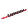 Husky 1/2 In. Drive Socket Rail (10-Sockets) -Husky Shop husky tool accessories h2drailmp 02 64 1000