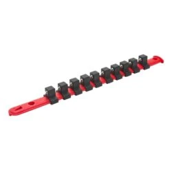 Husky 1/2 In. Drive Socket Rail (10-Sockets)