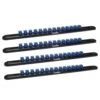 Husky 1/2 In. Swivel Magnetic Socket Rail (4-Piece)