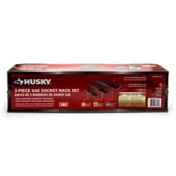 Husky SAE Socket Rack Set (3-Piece) -Husky Shop husky tool accessories h3pcsaesktrk fa 1000