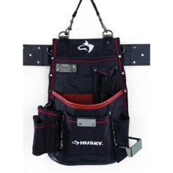 Husky 2-Pocket Framer Tool Pouch With Leather -Husky Shop husky tool belts gp 46664n14 4f 1000
