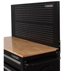 Husky 46 In. Black Steel Pegboard Attachment -Husky Shop husky tool storage accessories h46pegboard 66 1000