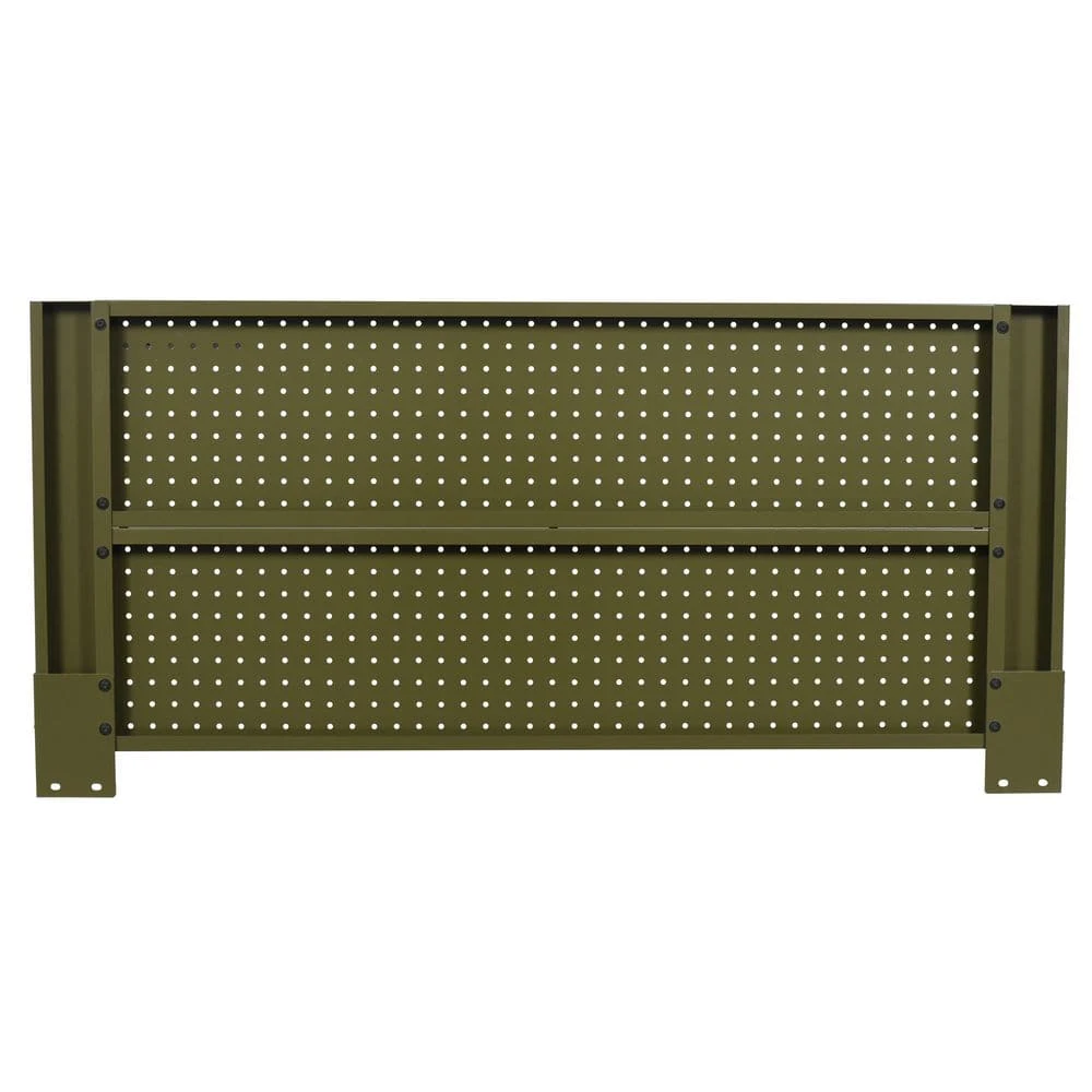 Husky 46 In. Gloss Army Green Steel Pegboard Attachment 5 Husky 46 In. Gloss Army Green Steel Pegboard Attachment - Image 5