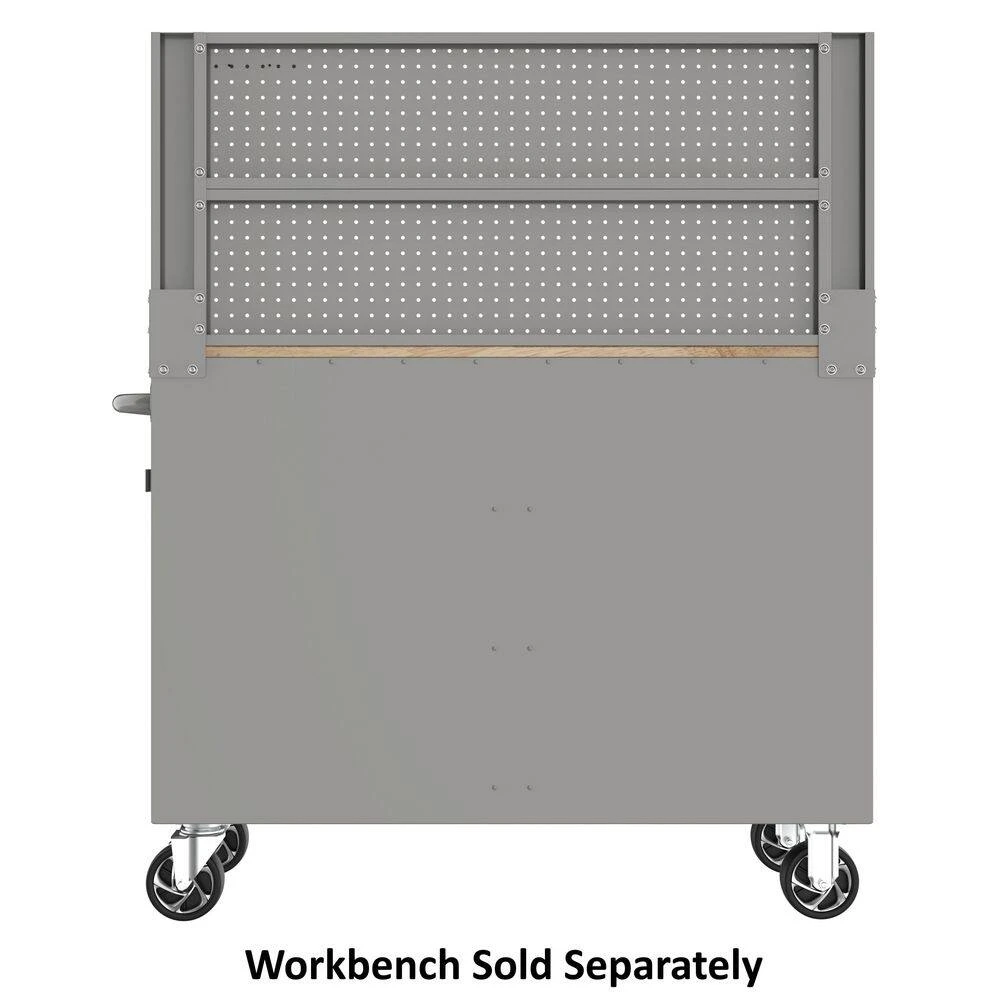 Husky 46 In. Gloss Gray Steel Pegboard Attachment 6 Husky 46 In. Gloss Gray Steel Pegboard Attachment - Image 6