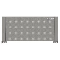 Husky 46 In. Gloss Gray Steel Pegboard Attachment 8 Husky 46 In. Gloss Gray Steel Pegboard Attachment -Husky Shop husky tool storage accessories h46pegboardgry e1 1000