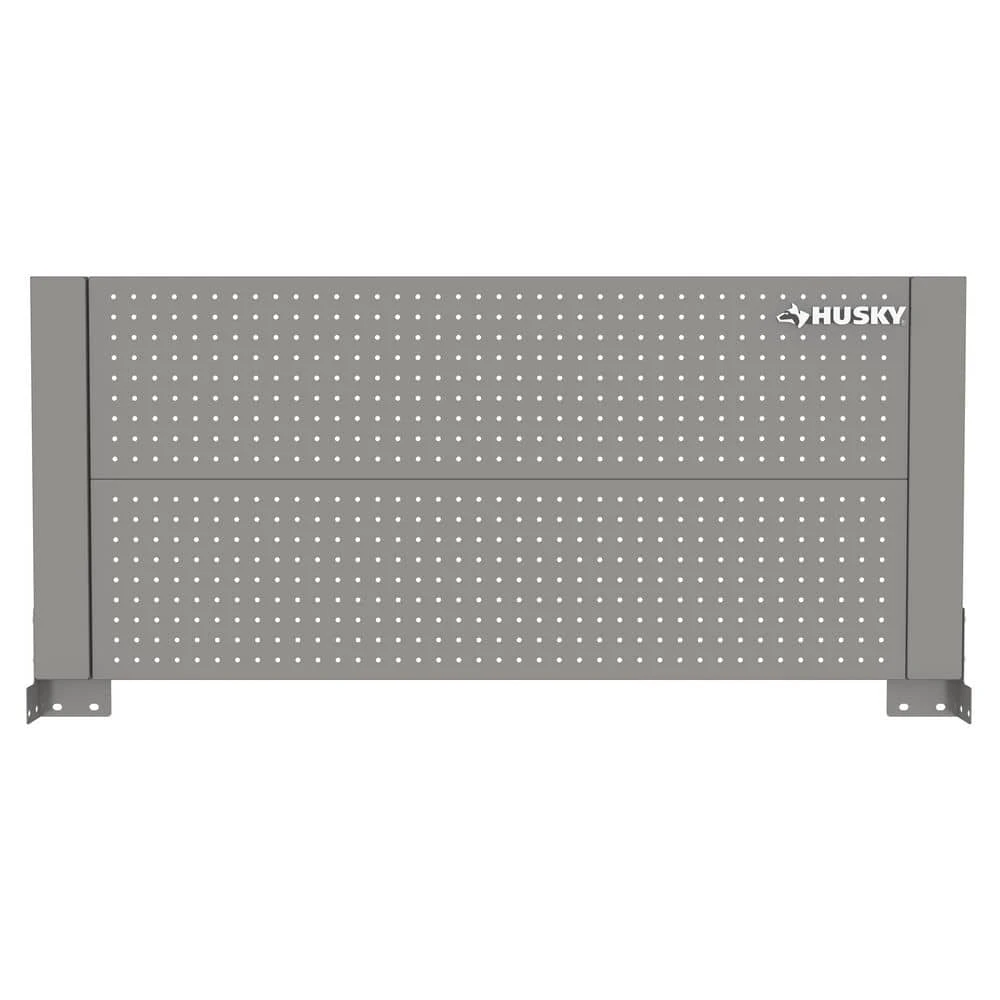 Husky 46 In. Gloss Gray Steel Pegboard Attachment 2 Husky 46 In. Gloss Gray Steel Pegboard Attachment - Image 2