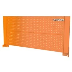 Husky 46 In. Gloss Orange Steel Pegboard Attachment