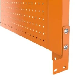 Husky 46 In. Gloss Orange Steel Pegboard Attachment -Husky Shop husky tool storage accessories h46pegboardorg 77 1000