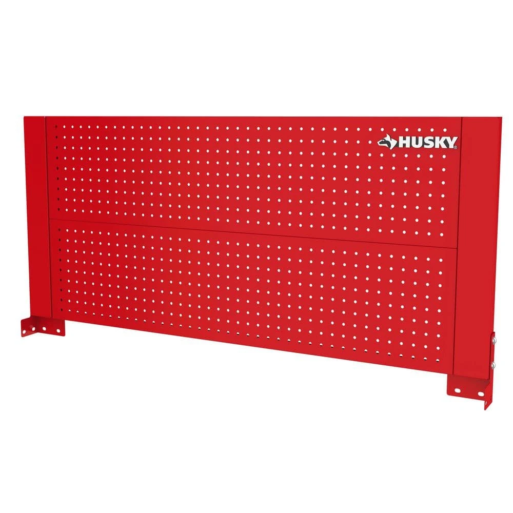 Husky 46 In. Gloss Red Steel Pegboard Attachment 1 Husky 46 In. Gloss Red Steel Pegboard Attachment