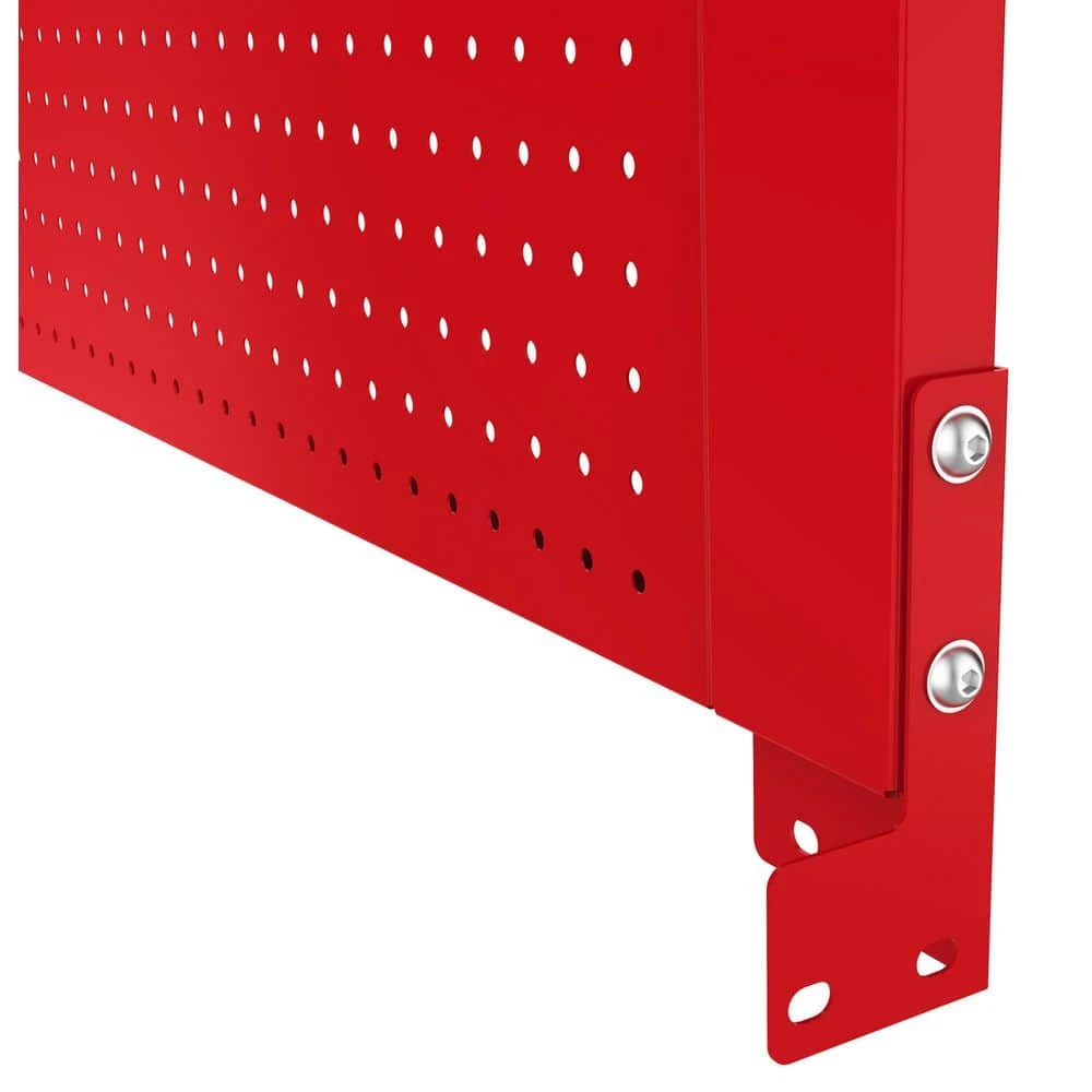 Husky 46 In. Gloss Red Steel Pegboard Attachment 4 Husky 46 In. Gloss Red Steel Pegboard Attachment - Image 4