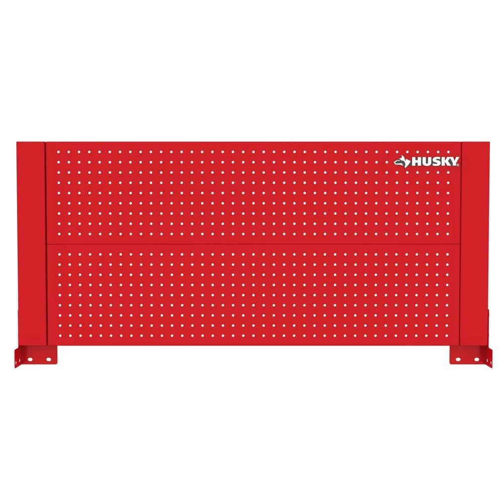 Husky 46 In. Gloss Red Steel Pegboard Attachment 2 Husky 46 In. Gloss Red Steel Pegboard Attachment - Image 2