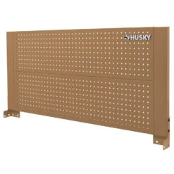 Husky 46 In. Gloss Tan Steel Pegboard Attachment