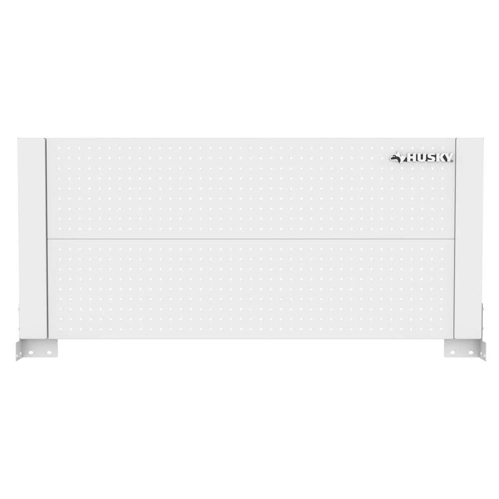 Husky 46 In. Gloss White Steel Pegboard Attachment 2 Husky 46 In. Gloss White Steel Pegboard Attachment - Image 2
