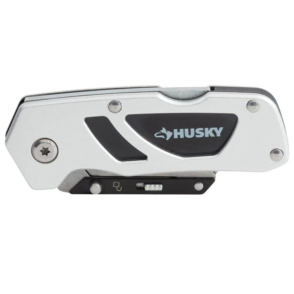 Husky Compact Folding Lock-Back Utility Knife 3 Husky Compact Folding Lock-Back Utility Knife - Image 3